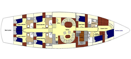 Luxury Sailing Yacht Asia
