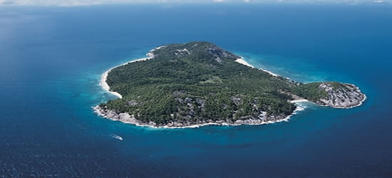 Veduta aerea delle Seychelles