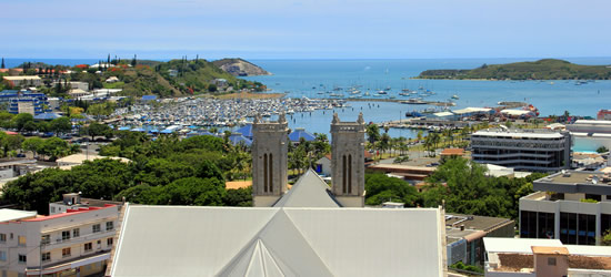 Vista panoramica di Noumea, Nuova Caledonia