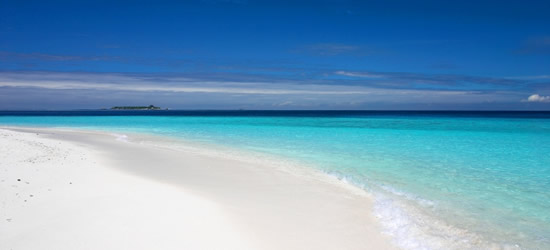 Spiagge bianche delle Maldive