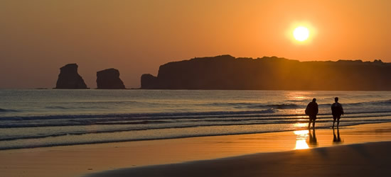 Sera Tramonto, Hendaye, SW Francia