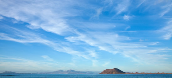 Vista Isla de Lobos, Lanzarote