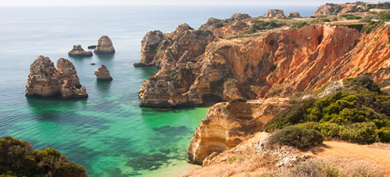 La spettacolare costa dell'Algarve