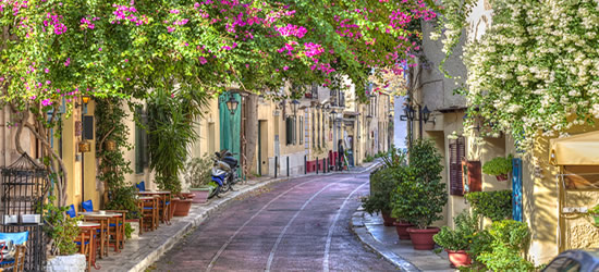 Case Tradizionali di Plaka, sotto l'Acropoli